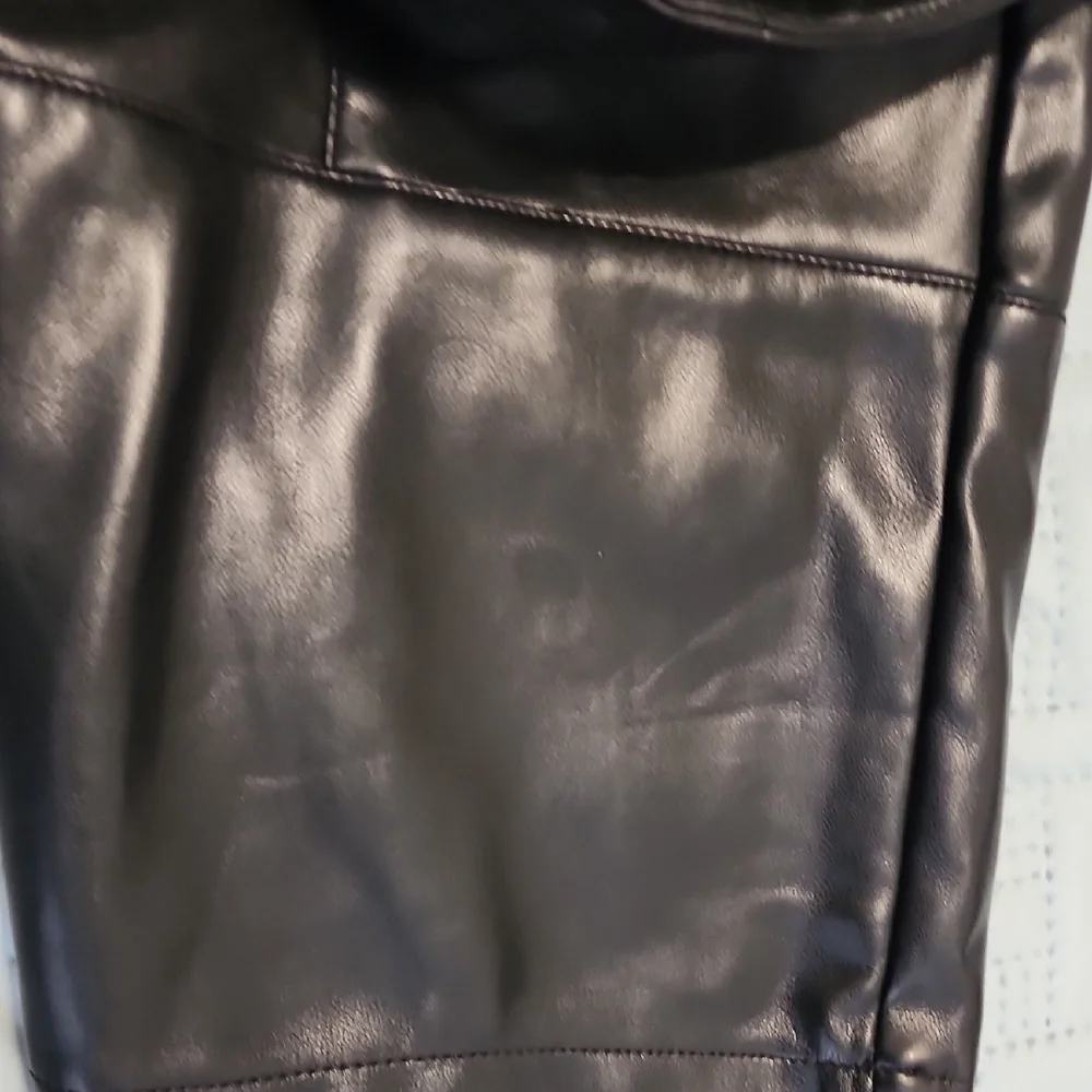 Marc New York Black Faux Leather Pants